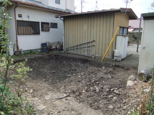 芳賀正義邸ブロック塀工事Before2016.3.28 002